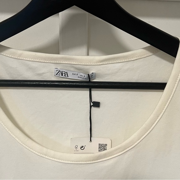 ZARA - white tank top - Picture 3 of 3